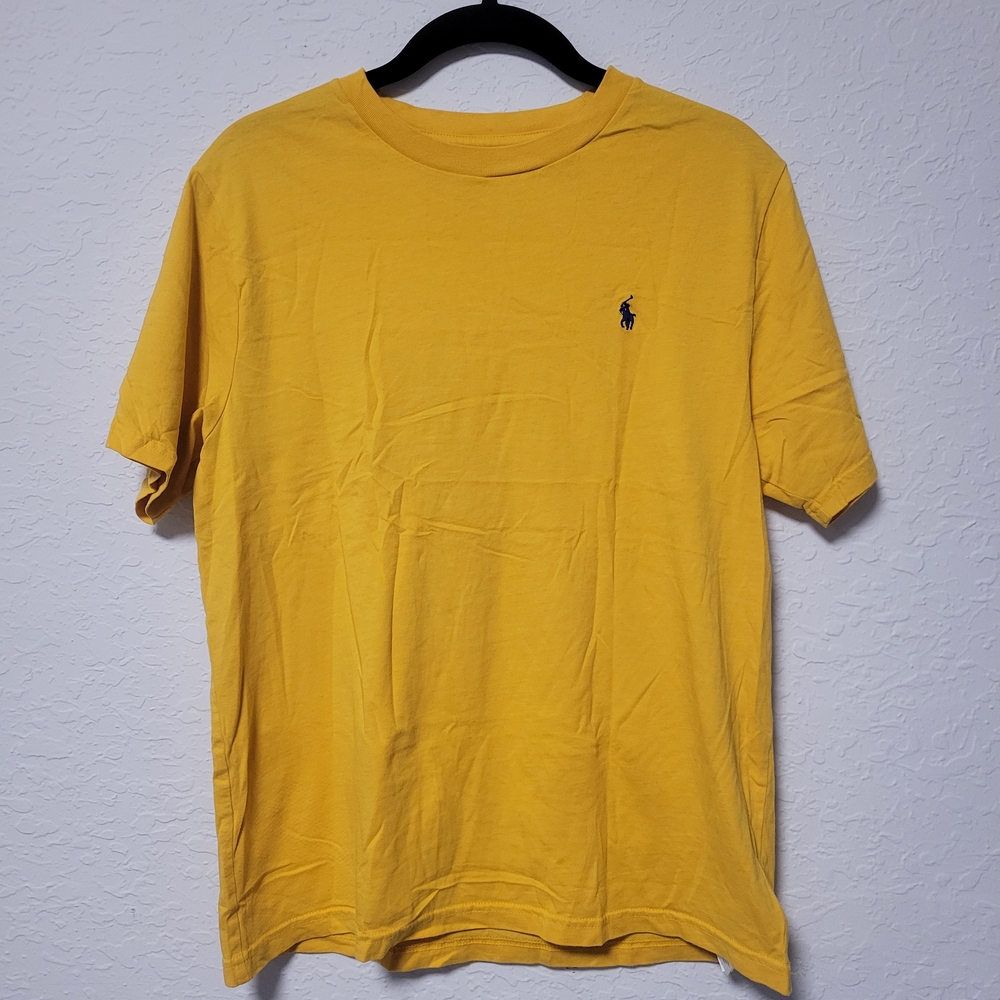 Polo by Ralph Lauren Kids Short Sleeve Tee in Bright Yellow